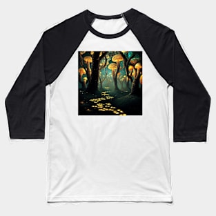 Shroom forest Baseball T-Shirt